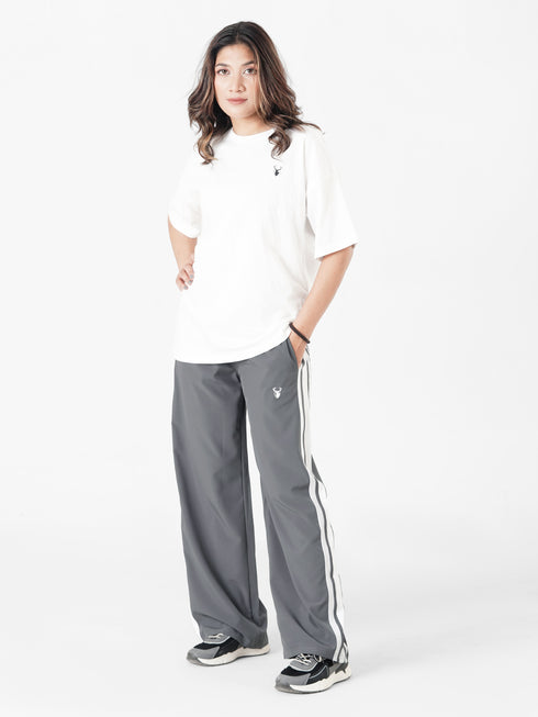 velocity oversize active pair in white-grey